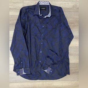 Maceoo men’s designer long sleeve dress shirt, XL. European size 6